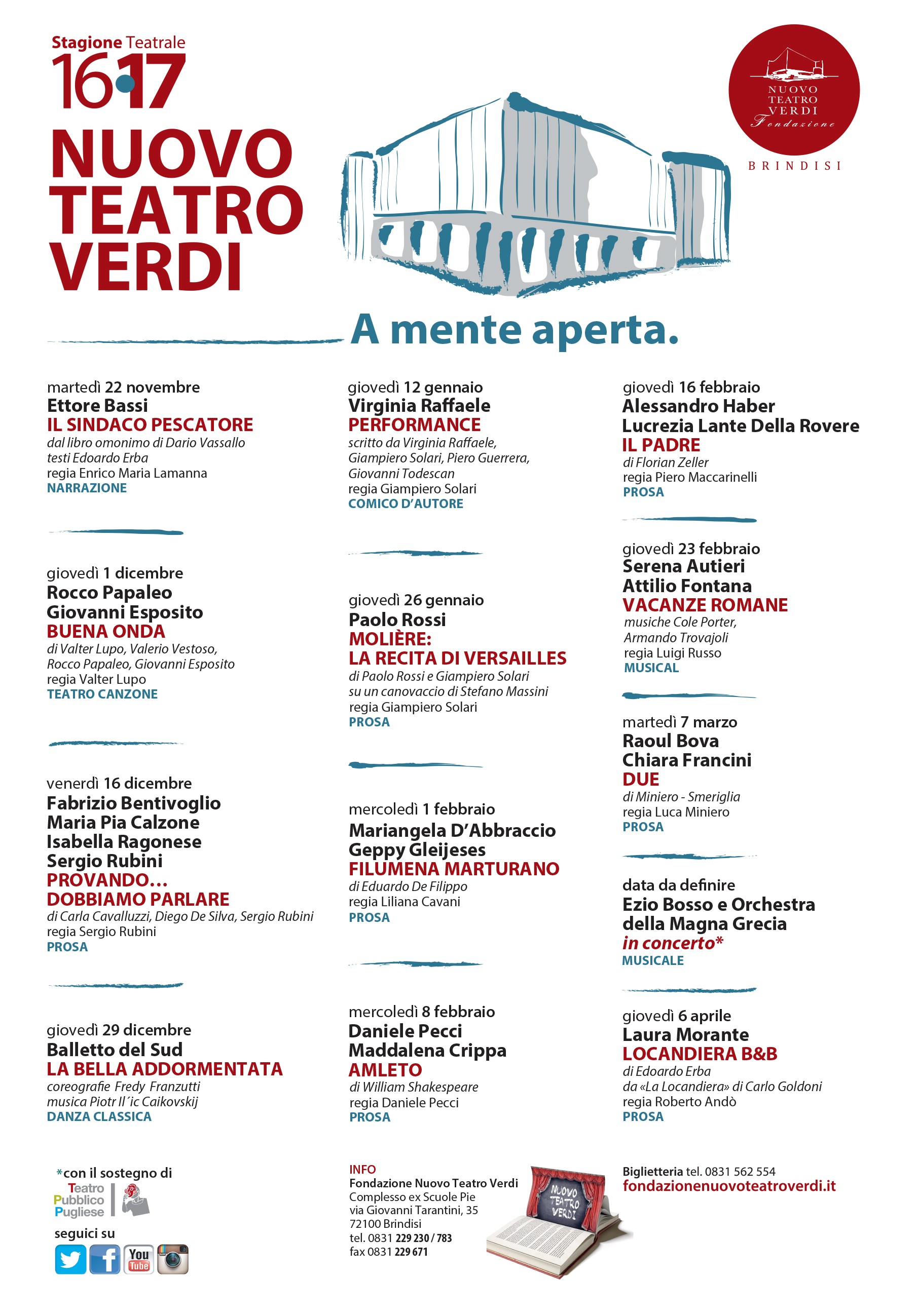 programma stagione teatrale