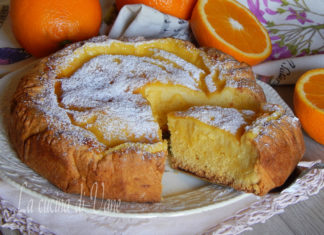 crostata morbida all'arancia