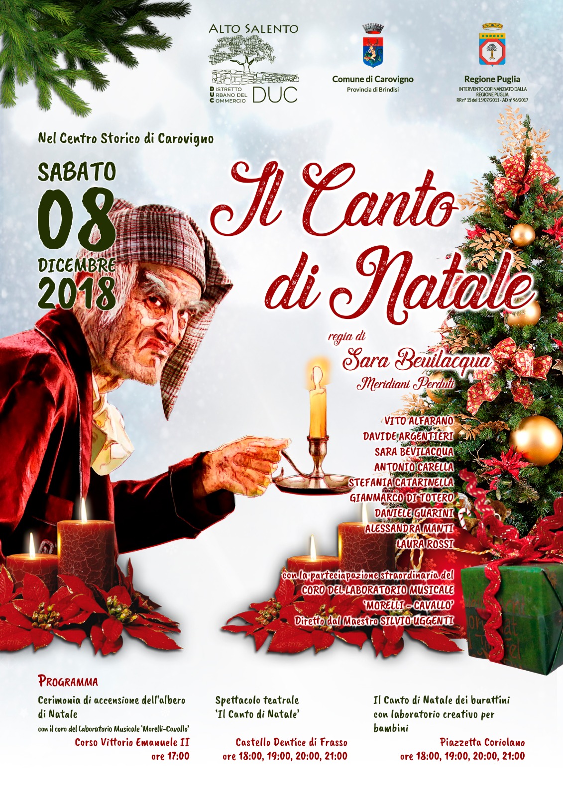 Immagini Natalizie 8 Dicembre.A Carovigno L 8 Dicembre Il Canto Di Natale Iniziativa Del Duc Alto Salento E Dell Amministrazione Comunale New Pam It Informiamo Brindisi E Provincia