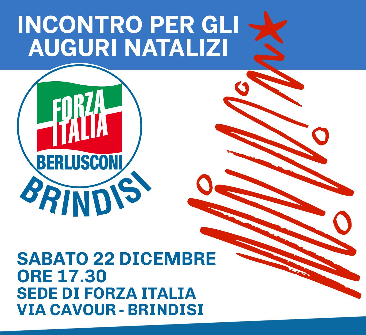 Sabato Scambio Di Auguri Di Natale Per Forza Italia New Pam It Informiamo Brindisi E Provincia