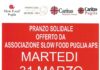 Pranzo di solidarietà per la Pasqua: martedì 31 marzo